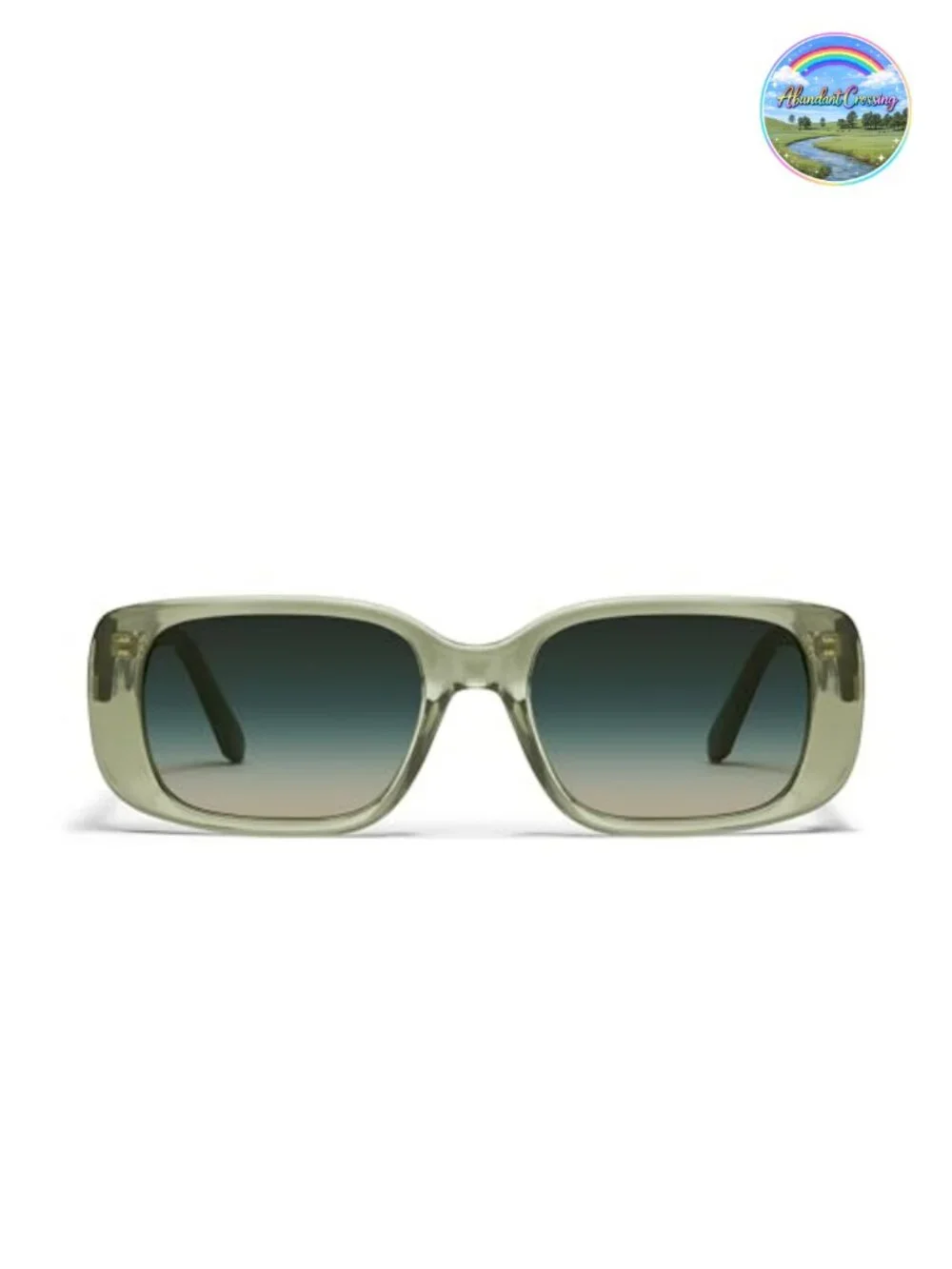 Oversized Rectangle Sunglasses UV Protected